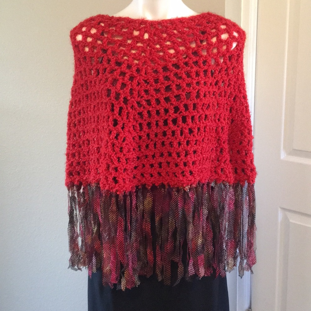 Handmade one of a kind poncho